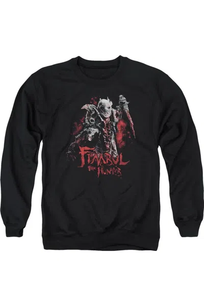 Gildan The Hobbit Fimbul The Hunter Adult Crewneck Sweatshirt In Black
