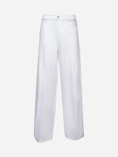 Haikure White Denim Bethany Wide Leg Jeans