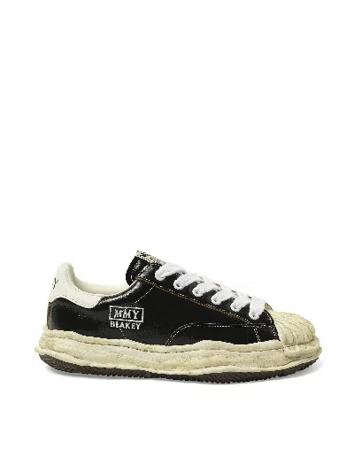 Miharayasuhiro Blakey Og Sole Suede Low-top Sneaker In Black