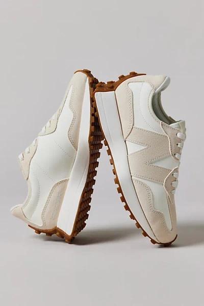 New Balance 327 Low-top Sneakers In Linen With Sea Salt In Beige