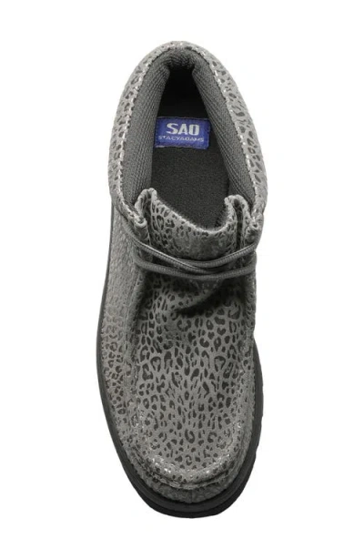 Stacy Adams 2-eye Mid Chukka Boot In Gray Multi