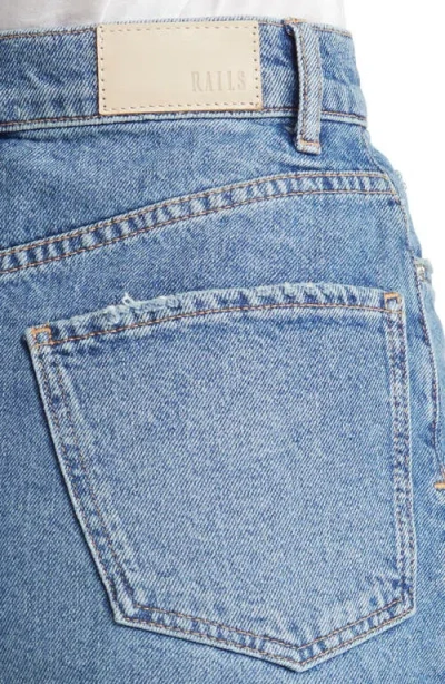 Rails The Highland Nonstretch Denim Midi Skirt In Vintage Sapphire