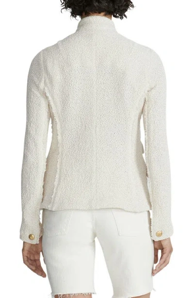 Rag & Bone Slade Cotton Tweed Blazer In Ecru