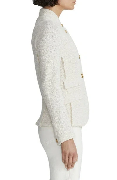 Rag & Bone Slade Cotton Tweed Blazer In Ecru