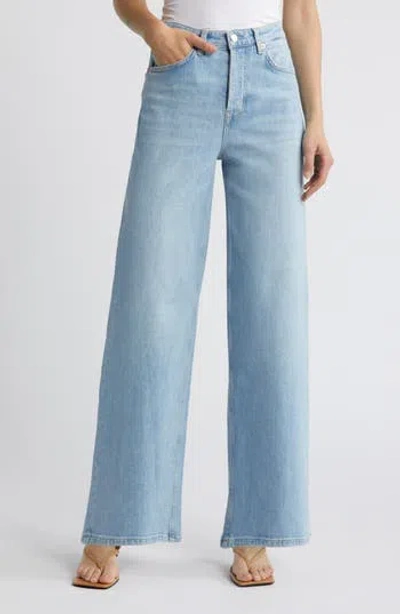 Rails The Sunset High Rise Slim Flare Jeans In Mazarine In Blue Mist