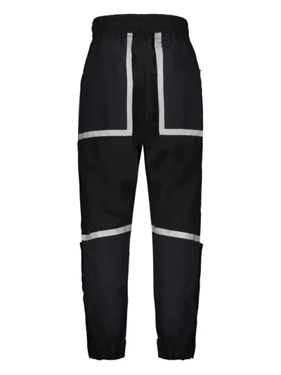 Iso.poetism Contrasting-trim Track Pants In Black