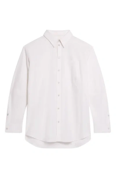 Helmut Lang Oversized Long-sleeve Shirt In White - 100