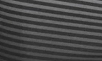 Calvin Klein Graphite Stripe Core Volley Swim Trunks In Black