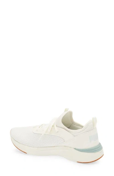 Puma Softride Ruby Luxe Sneaker In Warm White-peaceful Blue-gum