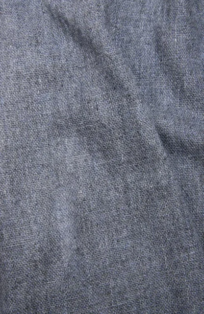 Saachi Delicate Wool-blend Scarf In Light Charcoal