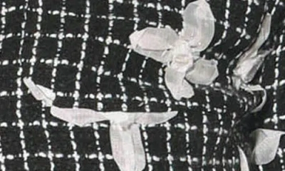 Walter Baker Deena Bow Tweed Jacket In Fleur Tweed