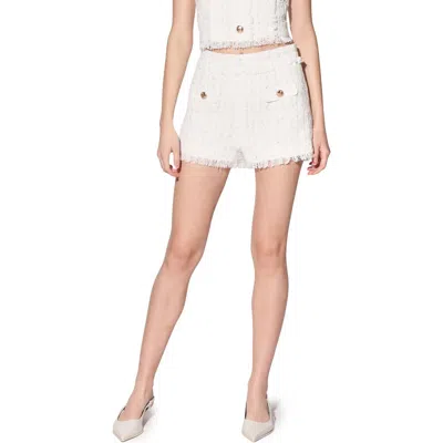 Walter Baker Dora Houndstooth Shorts In Elite Tweed