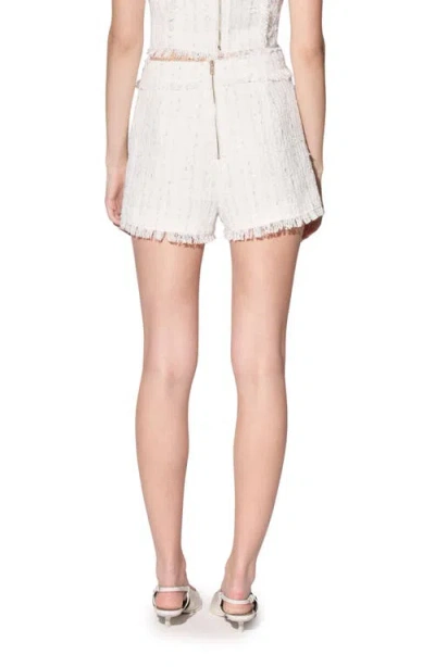 Walter Baker Dora Houndstooth Shorts In Elite Tweed