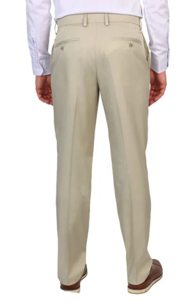 Tailorbyrd Tailored Performance Stretch Pants In Stone