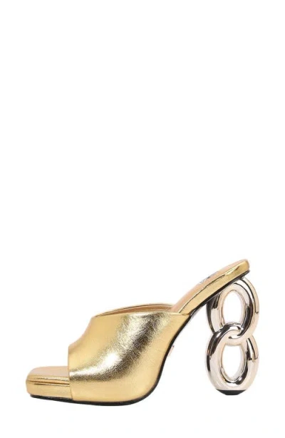 Ninety Union Cancun Slide Sandal In Gold