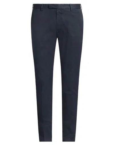 Devore Incipit Man Pants Navy Size 38 Cotton, Elastane In Navy