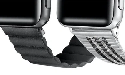 The Posh Tech Set Of 2 Apple Watch® Watchbands In Black Multi