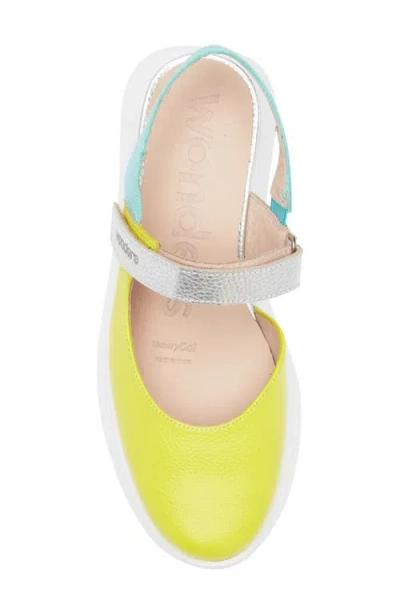 Wonders Zaire Slingback Wedge Sneaker In Multi