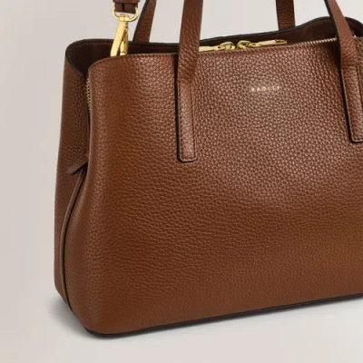 Radley London Dukes Place Medium Ziptop Satchel Bag In Brown