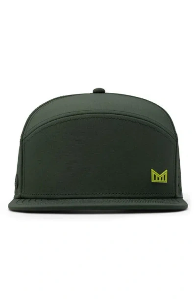 Melin Trenches Icon Hydro Performance Snapback Hat In Green