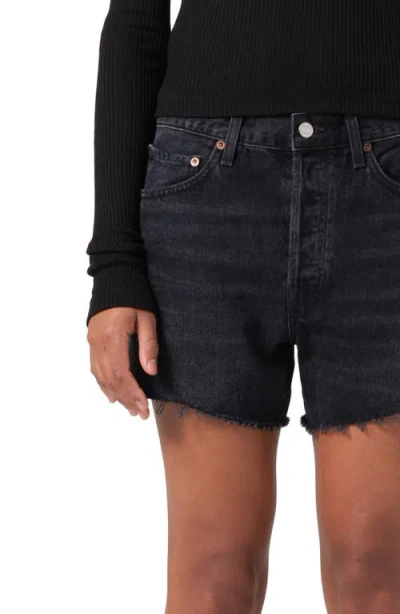 Agolde Parker Long Shorts In Fright