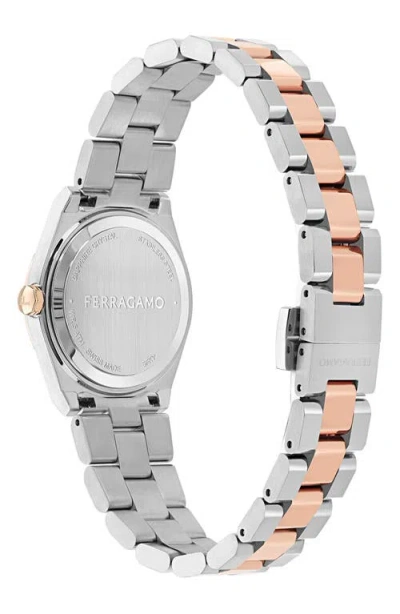 Ferragamo Vega Upper East 28mm In Two Tone