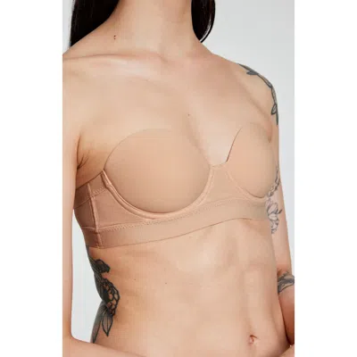 Pepper Mvp Multiway Strapless Bra In Buff