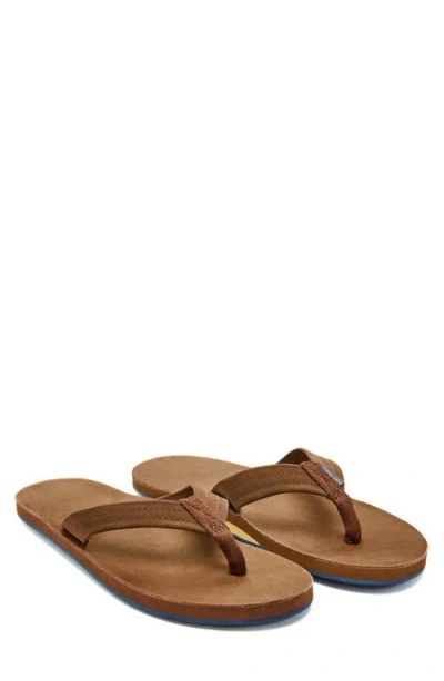 Hari Mari Fields Stone Flip Flop In Bourbon