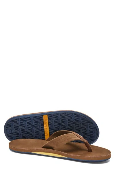 Hari Mari Fields Stone Flip Flop In Bourbon