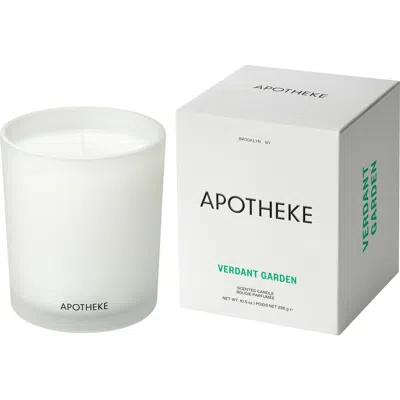 Apotheke Verdant Garden Classic Scented Candle In White