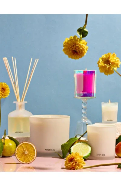 Apotheke Bergamot Tangerine Reed Diffuser In Translucent