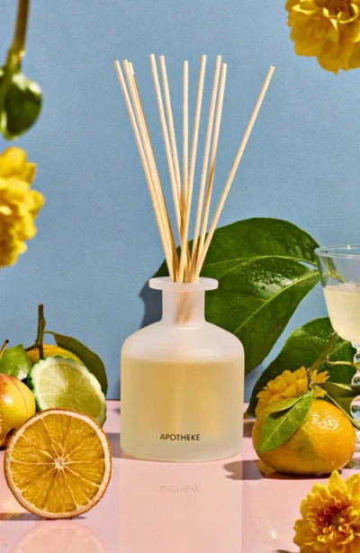Apotheke Bergamot Tangerine Reed Diffuser In Translucent