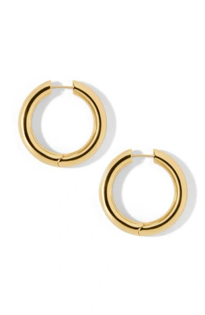 Jennifer Fisher Lilly Hinged Hoop Earrings In Gold