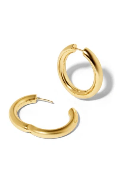 Jennifer Fisher Lilly Hinged Hoop Earrings In Gold