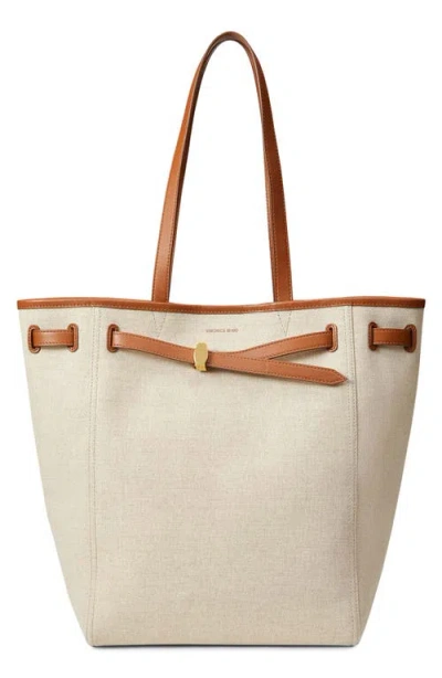 Veronica Beard Dash Tote In Natural Hazel