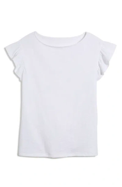 Vineyard Vines Flutter Sleeve Cotton T-shirt In White