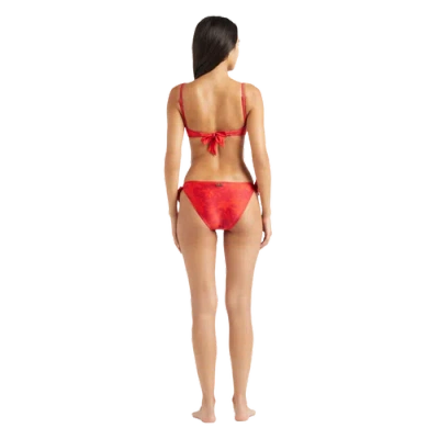 Vilebrequin Flower Power Bra Bikini Top In Red