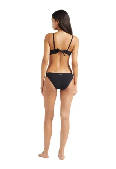 Vilebrequin Solid Bra-style Bikini Top In Noir