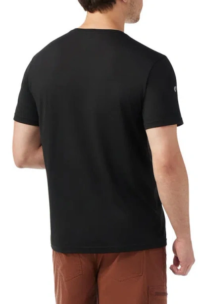 Smartwool Active Performance Wool Blend T-shirt In Black