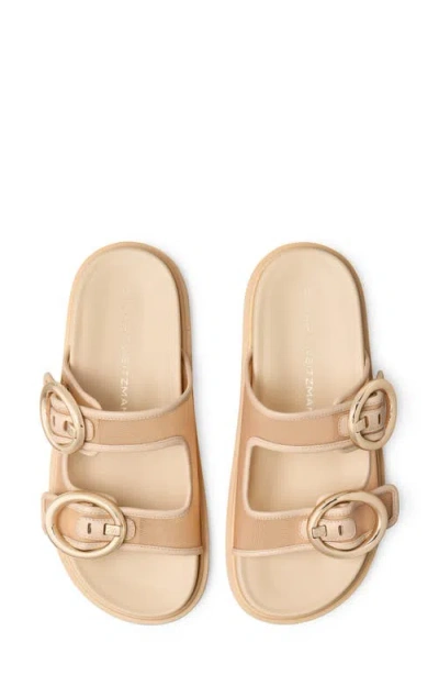 Stuart Weitzman Benni Two-strap Sandal In Brown