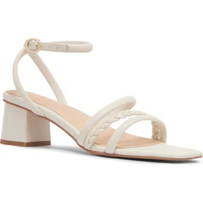 Frankie4 Ramsay Block Heel Sandal In Chalk Braid