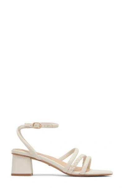 Frankie4 Ramsay Block Heel Sandal In Chalk Braid