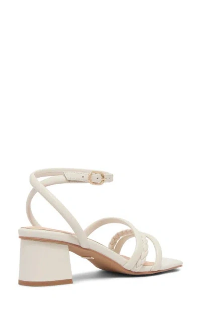 Frankie4 Ramsay Block Heel Sandal In Chalk Braid
