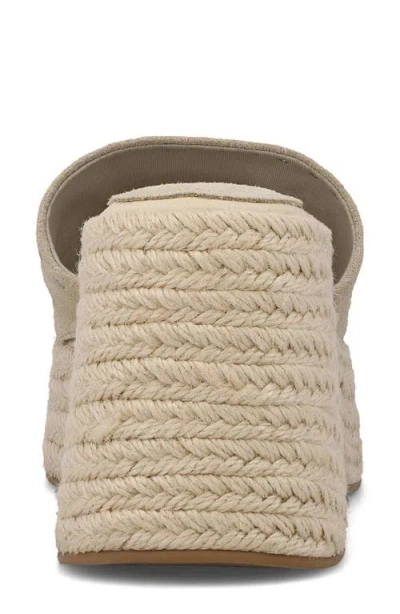 Mia Palmira Platform Wedge Sandal In Sand