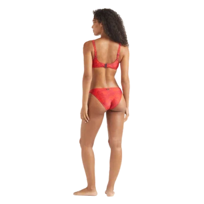 Vilebrequin Flower Power Side Tie Bikini Bottom In Red