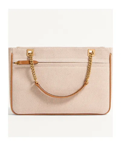 Valentino Small Tote Bag Chain Strap In Brown