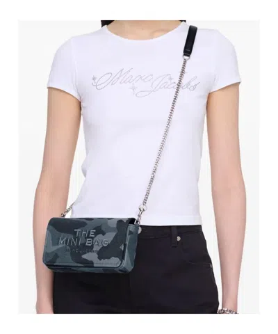 Marc Jacobs Cotton Shoulder Bags In Blue