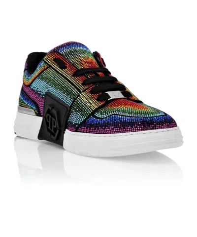 Philipp Plein Round Toe Low-top Casual Shoes In Multi