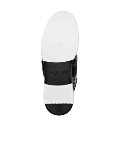 Philipp Plein Round Toe Low-top Casual Shoes In Multi