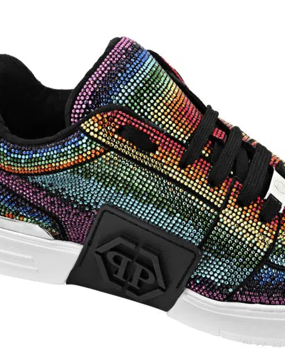 Philipp Plein Round Toe Low-top Casual Shoes In Multi